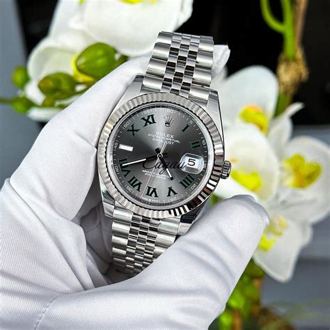 rolex datejust wimbledon 41|Rolex Datejust 41 price.